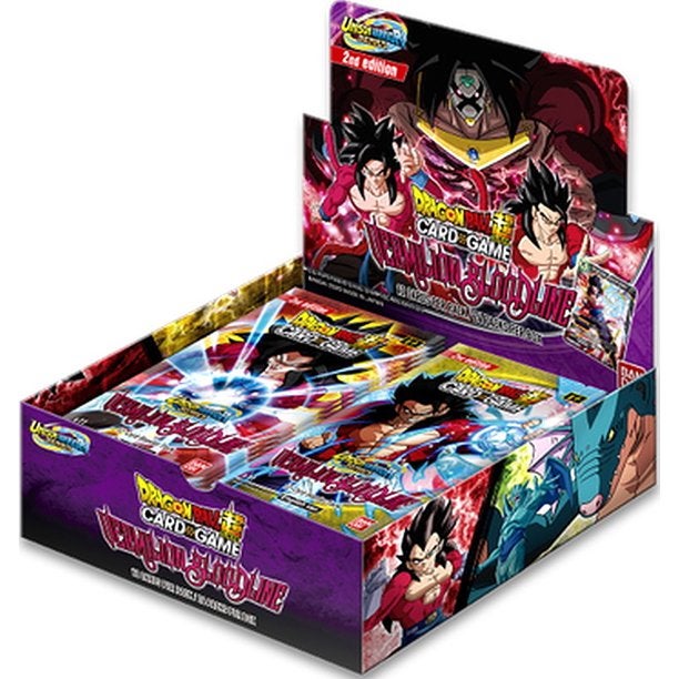 dragon ball super vermilion bloodline booster box 2nd edition Unison Warriors Vermillion B The Vermilion Bloodline series includes loads of powerful characters Dragon Ball Super Unison Warrior